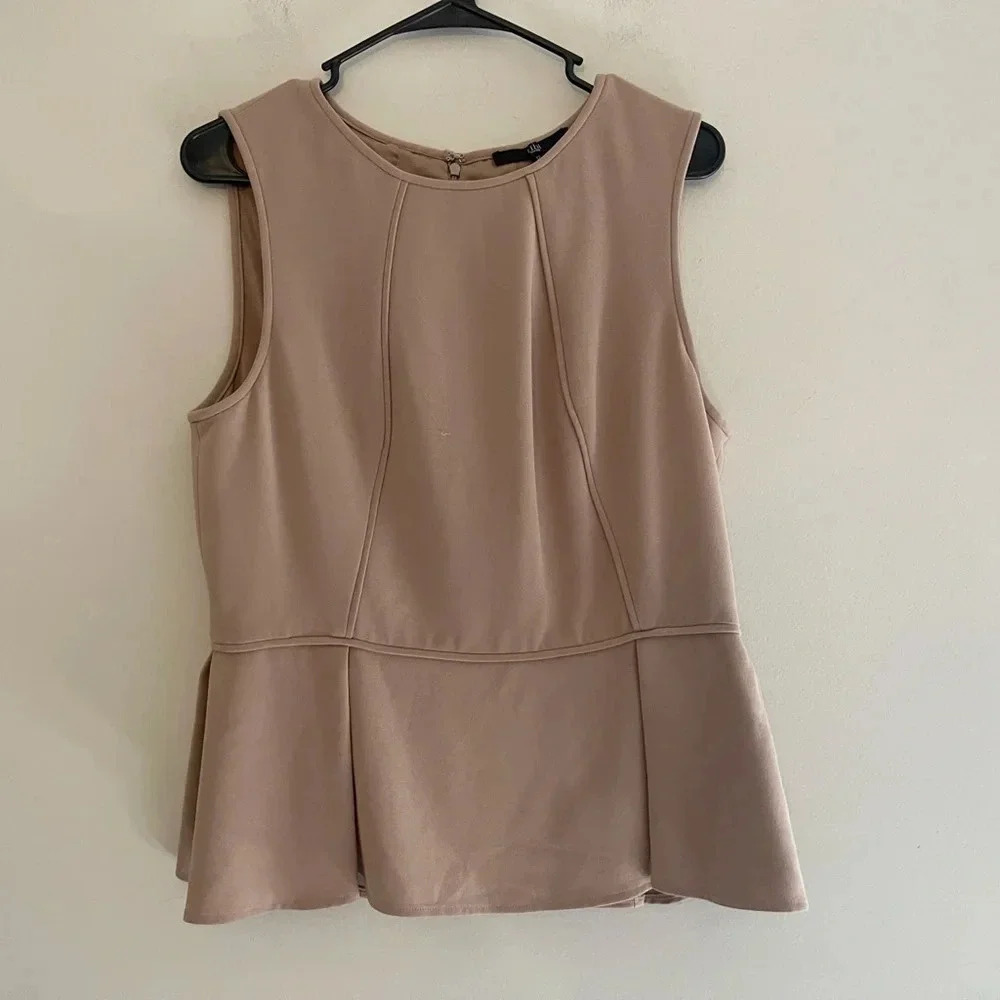 Tibi sleeveless shell tank top businesscasual weddingguest luxury office